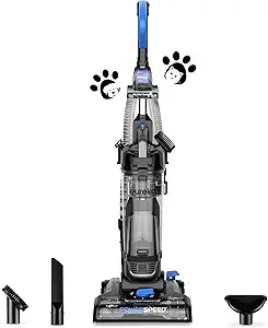 Eureka PowerSpeed Lightweight Upright Vacuum Cleaner for Carpet and Hard Floor, Powerful Bagless Upright Vacuum Cleaner for Home Pets, NEU181A, Blue